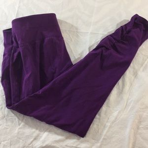 Lane Bryant Purple Workout Leggings - 14/16